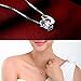 EleQueen 925 Sterling Silver 0.7 Carat Solitaire Round CZ Y-Necklaces Stud Earrings Sets for Wedding Bride Clear