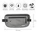 Money Belt for Travel RFID Waterproof - Running Pack - Waist Pack - Hidden Wallet - Travel Wallet - Security Money Belts (1.0 inch thick, Grey)