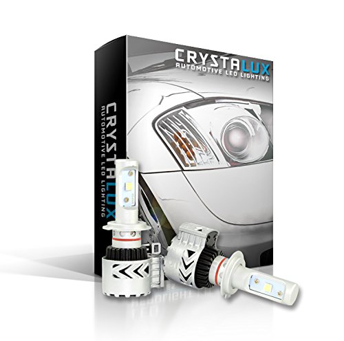 CrystaLux XHP50 Series 12,000 Lumen CREE LED Headlight Conversion Kit (H7)