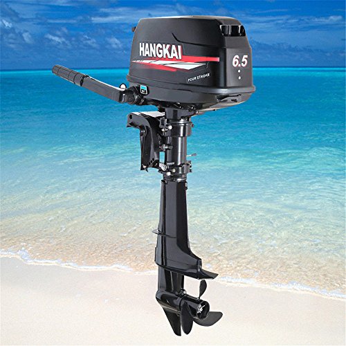 HANGKAI 6.5HP Outboard Boat Motor Engine 4Stroke Updated with Water