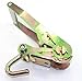 GRIPON (Pack of 2) 2-inch Ratchet with Finger J Hook Tie Down