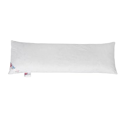Homescapes 4 6 Full Body Or Bolster Duck Feathers And Down Pillow