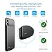 iPhone X (10) Battery Case, Rechargeable Battery Charging Case for iPhone X, Ultra Slim Protective Case Power Pack [Compatible with Apple Lightning EarPods and Apple Pay] Black color
