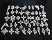 30pcs Mix Stainless Steel Tones Alloy Bead Cage Pendant Pearls Stones Rock to Cage,Add Perfume and Essential Oils to Create a Scent Diffusing Locket Pendant Charms
