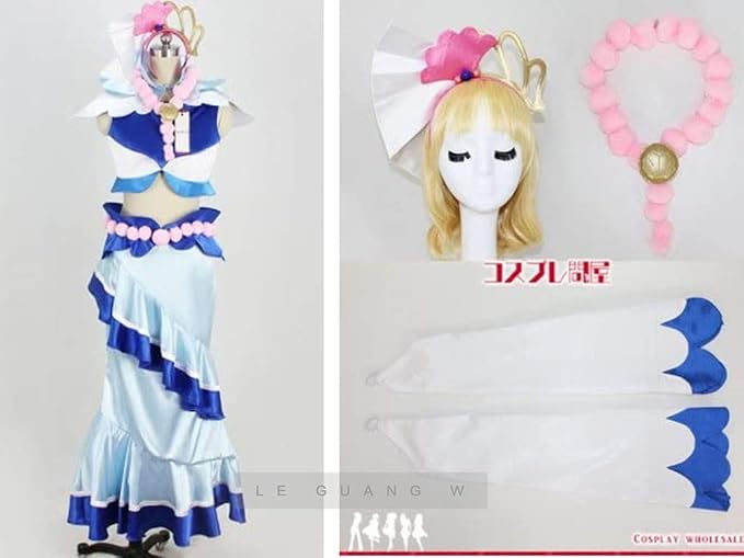 Amazon Go プリンセスプリキュア キュアマーメイド エレガントモード コスプレ衣装風 コスプレ 仮装 通販