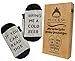 Funny Novelty Socks-If You Can Read This Bring Me a Cold Beer-Black and Gray