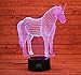 MINGXUAN Unicorn 3D Night Light Touch Table Desk Lamps, 7 Color Changing Lights Fashion Creative Home Decoration Gifts