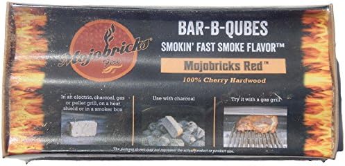 Mojobricks Red Cherry Hardwood Bar-B-Qubes