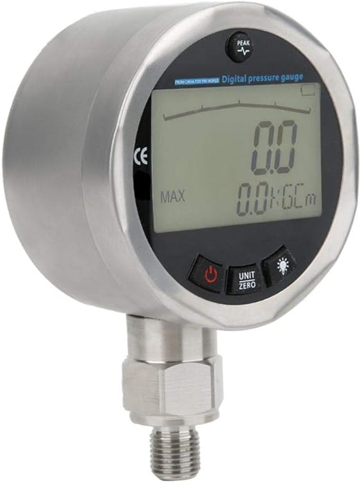 Digitales HydraulikManometer aus Edelstahl, 060 MPa mit G1 / 4