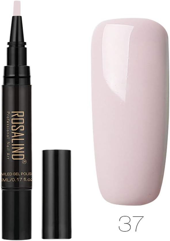 Diadia One Step Gel Nail Polish Pen, No Base Top Coat Need, Diadia 3 in 1 Soak Off UV LED Nail Varnish Nail Art Kit (G2)