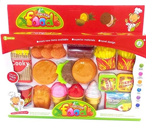 Food set Burger And Fast food Playset, Hamburger, McDonalds