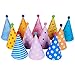 LeeSky 12 Pack Birthday Party Hats for Boys Girls Adults- Party Decoration Supplies