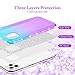 VEGO Compatible for iPhone 11 Pro Max Glitter Case, Gradient Ombre Bling Case for Women Girls Diamond Rhinestone Sparkle Fashion Cute Girly Case Compatible for iPhone 11 Pro Max Case (Teal Purple)