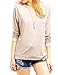 Haola Women's Long Sleeve Tops Round Neck Casual Teen Girls Tees Loose T Shirts