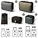 6 Set Packing Cubes / Travel Cubes - Travel Organizers with Shoes Bag