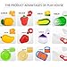 Rucan Clearance 12PC Cutting Fruit Vegetable Pretend Play Children Kid Educational Toy (F)