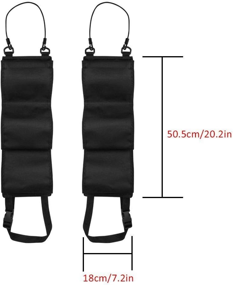 PRETTYGAGA Car Concealed Seat Back Gun Rack to Hold 3 Rifles: Sports & Outdoors