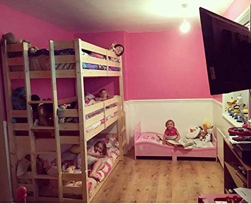 STRICTLY BEDS&BUNKS Pandora Euro Triple Sleeper, 3ft Single, Natural, 90 x 200 cm - Image 5