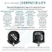 XL Air Fryer Oven Safe Baking Grilling Accessories Compatible with Phillips, GoWise, Power AirFryer, NuWave Brio, Cozyna, Chefman, Chefman, Secura, Habor, Elite Platinum, Tidylife +More by Infraovens