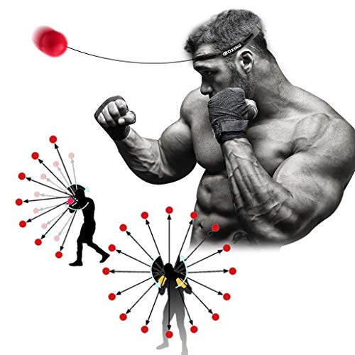 Dioxide-Reflejo-de-Boxeo-Ball-Boxing-Ball-Fight-Ball-Cabeza-Pelota-Reflex-Training-Ball-para-Fight-MMA-Mejorar-Las-Reacciones-del-AdultoNio-de-Velocidad-la-Coordinacin-Mano-Ojo