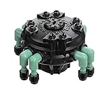 Orbit Adjustable Flow 8-Port Drip Irrigation Manifold for 1/4