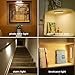SZOKLED Remote Control LED Lights Bar, Wireless Portable LED Under Cabinet Lighting, Dimmable Closet Light Stair Night Lights Battery Operated, Stick on Anywhere Safe Light for Hallway Kitchen Bedroom