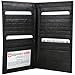 alpine swiss Men's Leather RFID Blocking Deluxe Credit Card Case Wallet, RFID Black, One Size