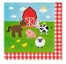 Cocktail Napkins - 150-Pack Luncheon Napkins, Disposable Paper Napkins Farm Animals Party Supplies for Kids Birthdays, 2-Ply, Unfolded 13 x 13 Inches, Folded 6.5 x 6.5 Inches primary