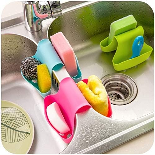 Kitchen Gadgets Double Sink Hanging Basket Kitchen Accessories Storage Sponge Kitchenware For Kitchen Accessoire Cuisine - Rose Red by SPAcc