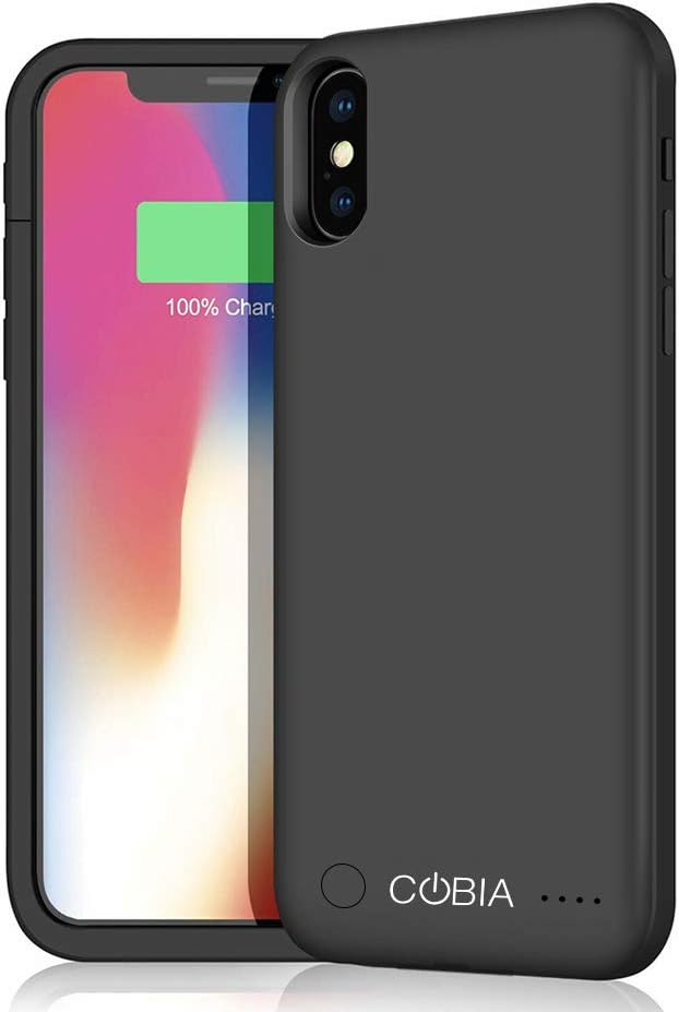COBIA iPhone X/XS 3800 mAh Power Series Sleek Save'n'go Charging Case Power Bank | 2020 Model