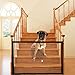 Magic Gate Portable Folding Safe Guard Install Anywhere,Animals Favorite Pet Retractable Safety Gate