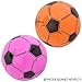 12 SOCCER BALLS INFLATABLE New Mixed Colors 16