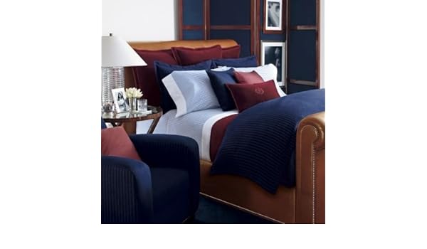 Amazon Com Ralph Lauren Greenwich Modern Chalk Stripe Twin