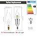 LED Candelabra Bulbs;HAIDEXI new version brighter chip 8 pack LED Candle Bulb E12 9W LED Lights, Chandelier, 80 Watt Light Bulbs Equivalent Incandescent Daylight White 6000k,Flame Tip