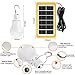 Solar Light Bulb Portable Solar LED Light Solar Panel Powered Rechargeable Lights with Light Sensor for Home Shed Barn Indoor Outdoor Emergency Hiking Tent Reading Camping Night Work Light(3pack）