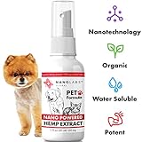 Hemp Oil Extract for Pets with Nano Technology Best Hemp Oil with Advanced delivery Hemp Benefits: Joint Pain Relief Helps Mood Sleep Stress Anxiety Cognitive Function for Pets (150mg)