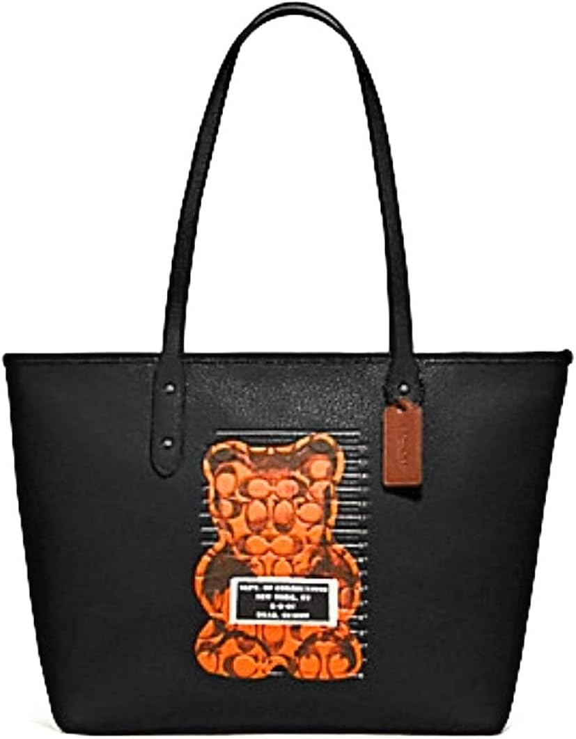 COACH Gummy Bear Leather Animation City Zip Tote