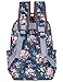 School Bookbags for Girls, Floral Backpack College Bags Women Daypack by Leaper