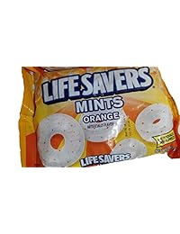 lifesavers Naranja Mentas – 13 oz Bolsa – individualmente envuelto (Pack de 2)
