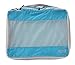 Lewis N. Clark ElectroLight Expandable Compression-Packing Cube + Travel Organizer for Luggage, Suitcase or Carry On with Smart Design Grab Handle & Breathable Mesh, Large, Bright Blue