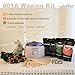 waxkiss Wax Warmer Kit - Body Hair Removal Wax Kit Effective Home Application and Painlessness Treatment Bikini Upper Lip Armpit Home Waxing Kit 14oz 1 Wax Warmer 4 Bags Wax Beans 10 Wooden Sticks