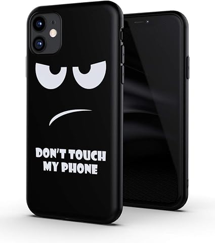 Amazon Iphone 11ケース デザイン5個 絵文字 かわいい アニメ おもしろ Tpu アイフォンケース 傷防止 スリム軽量 レンズ保護 耐衝撃 指紋防止 アイフォン ソフトケース カバー 専用 Case スマホケース Iphone Xr Don T Touch Nonbranded 修理パーツ