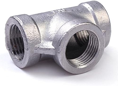 1/2 inch 304 Stainless Steel Pipe Fitting Threaded Biodiesel 3 Way.