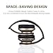 Wireless Headphones with Mic, JIUHUFH Foldable Over Ear Bluetooth Headphone Headsets for Gym Travel Work (Sweatproof, Support FM Radio & SD Card, Noise Reduction Earmuffs) -Gold
