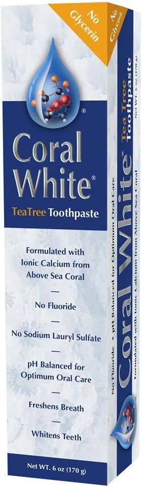 Coral LLC - Coral White Toothpaste Tea Tree Flavor (2 Pack)
