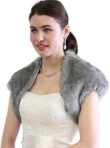 Faux Fur Bolero Jacket Fox