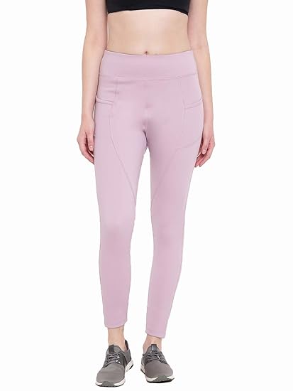 grey and pink gym leggings