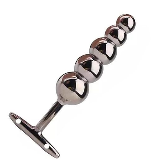 SXOVO Metall Masturbator 5 Kugeln Analplug Anal Sexspielzeug Anus Perlen Analkugeln Analdildo für Frauen und Männer