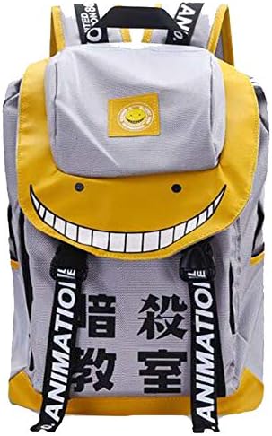 Etruke Anime Attack on Titans Naruto Canvas Backpack Unisex Fashion Shoulder Bag (12)