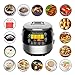 Elechomes LED Touch Control Rice Cooker, 16-in-1 Multi-function Cooker, 10-Cups Uncooked Warmer Cooker with Steam & Rinse Basket, CR502